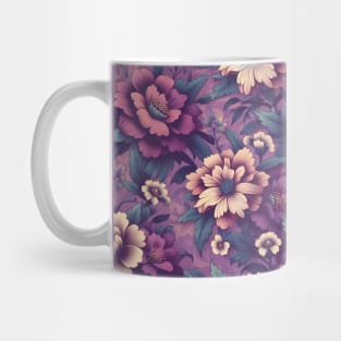 Purple Flowers Mug